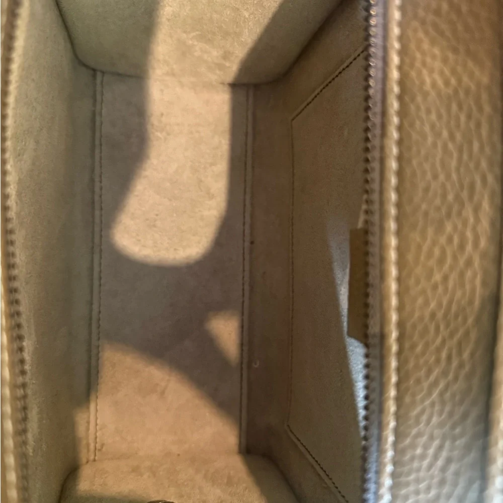 Celine Taupe Mini Luggage Tote - CELINE - Picture 6 of 7